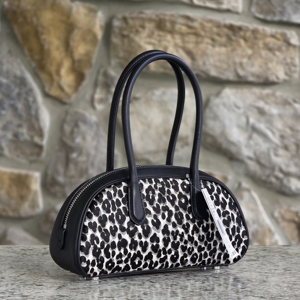Michael Kors LuLu Small Leopard Satchel - Picture 3 of 13